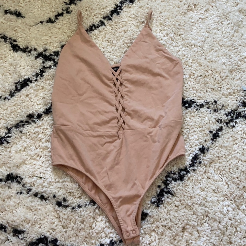 Nude colored bodysuit